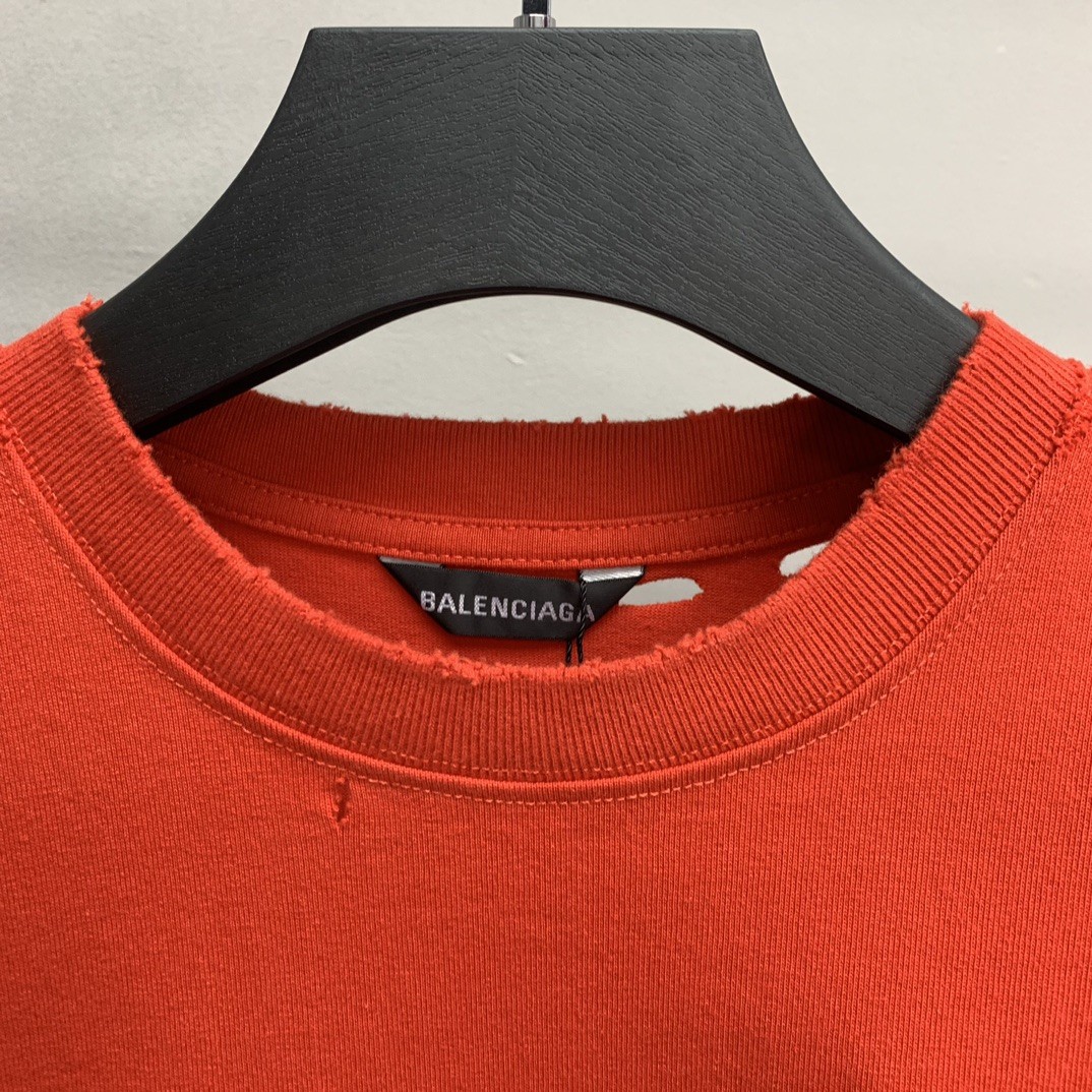Balenciaga signature worn T-shirt
