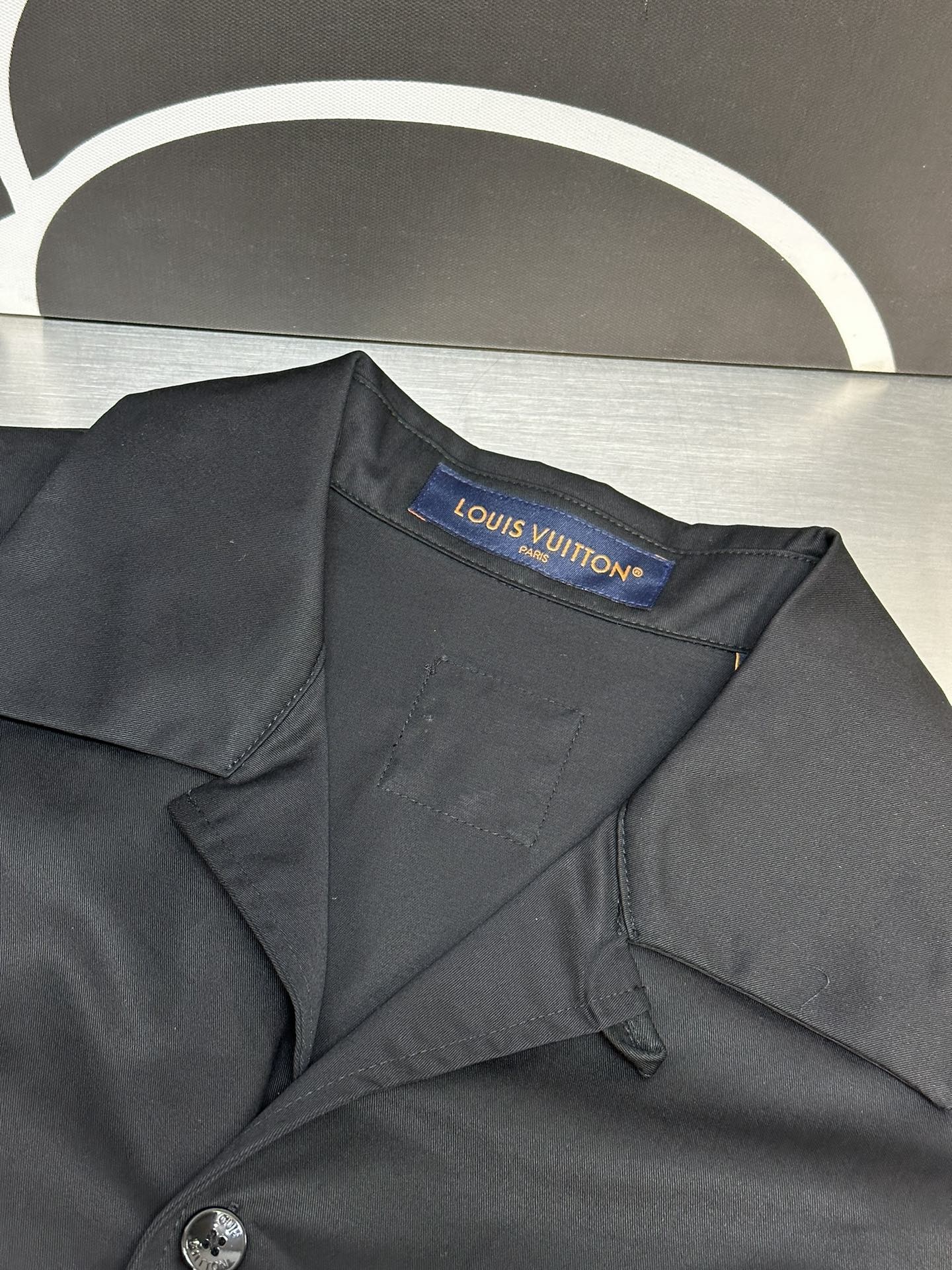 Louis Vuitton Iron Tower embroidered monogrammed shirt