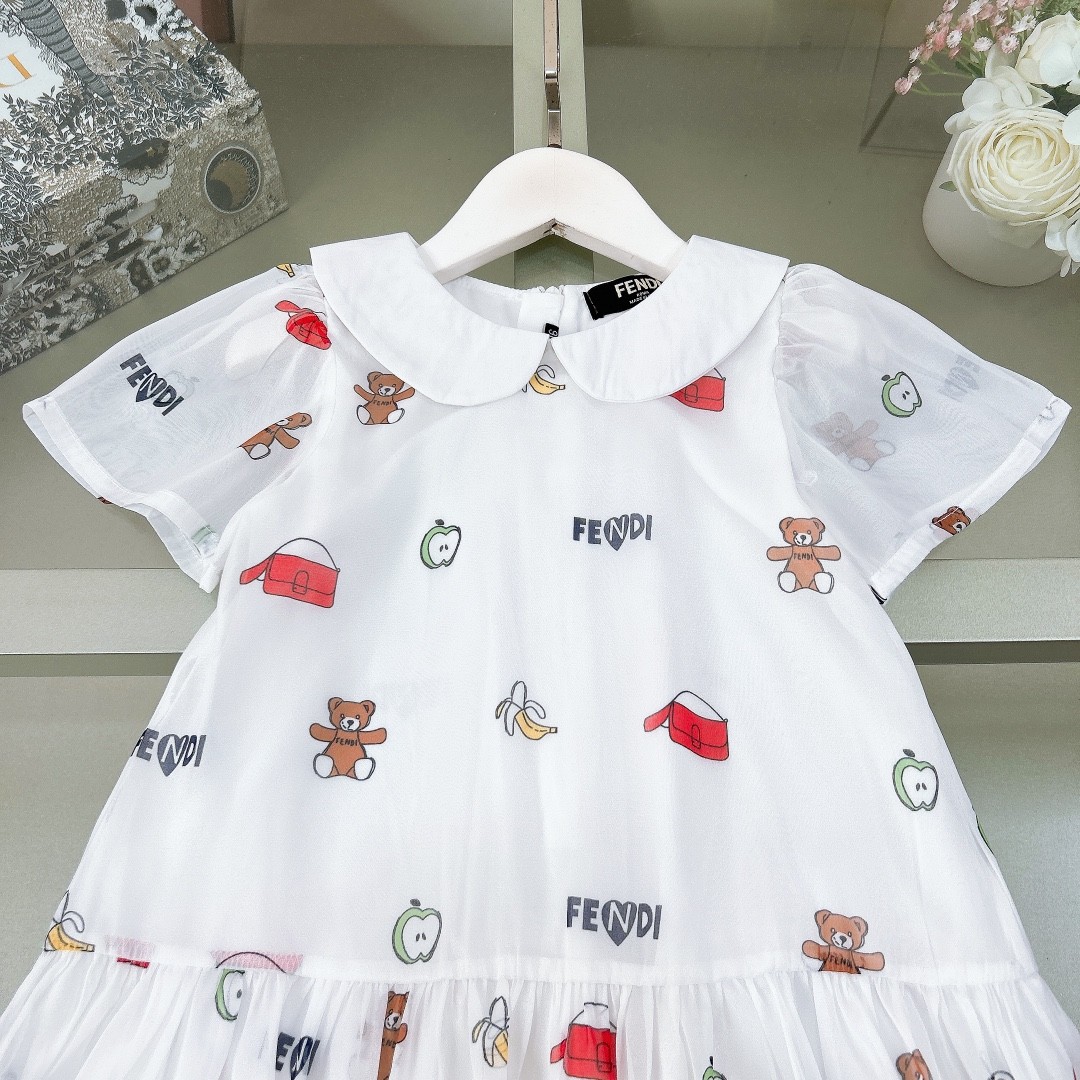 Fendi 2024 new girls skirt suit