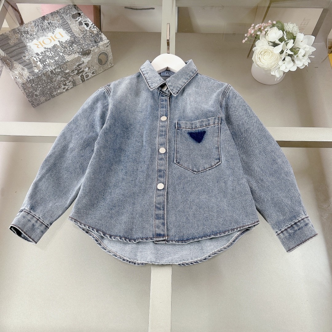 Prada T-shirt, denim jacket and pants 3-piece set