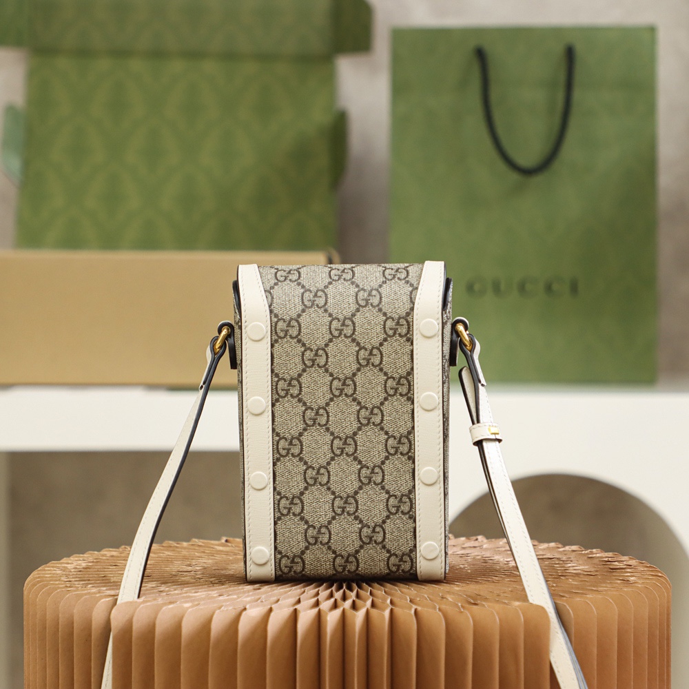 GUCCI horsebit buckle 𝟭𝟵𝟱𝟱 series mobile phone bag #625615