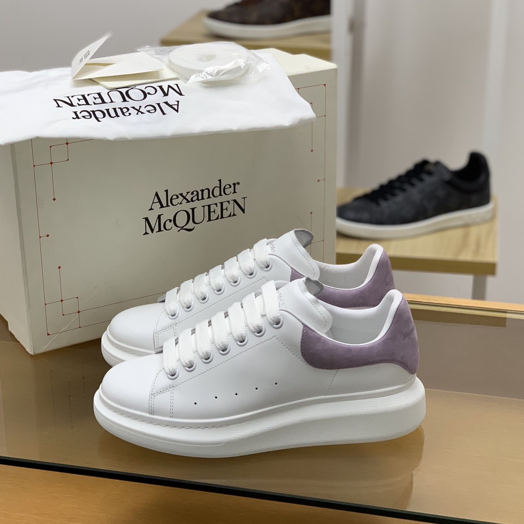 Alexander McQueen MQ Lilac purple velvet tail Sneakers