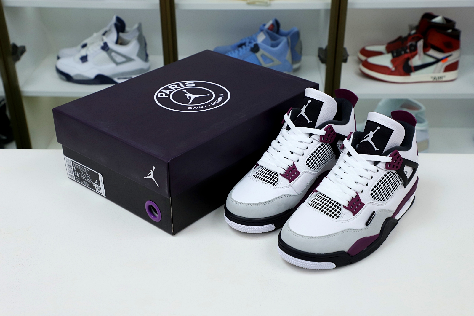 AIR JORDAN PARIS SAINT-GERMAIN X AIR JORDAN 4 RETRO BORDEAUX