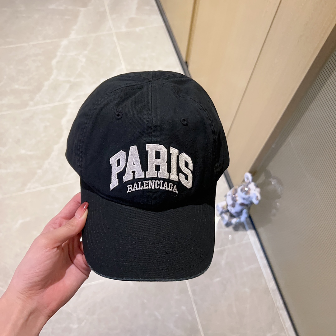 [Balenciaga] 2023 new style embroidered baseball cap