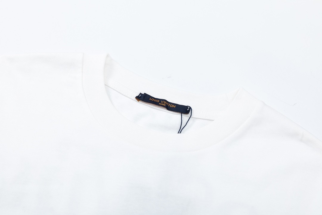 Louis Vuitton 23SS lettered gold classic T-shirt