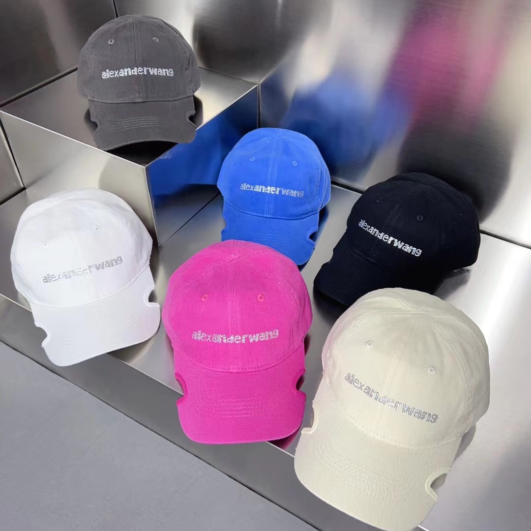 Wang Alexander new hot diamond baseball cap