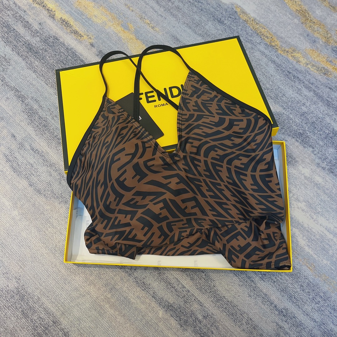 Fendi women's new one-piece bikini