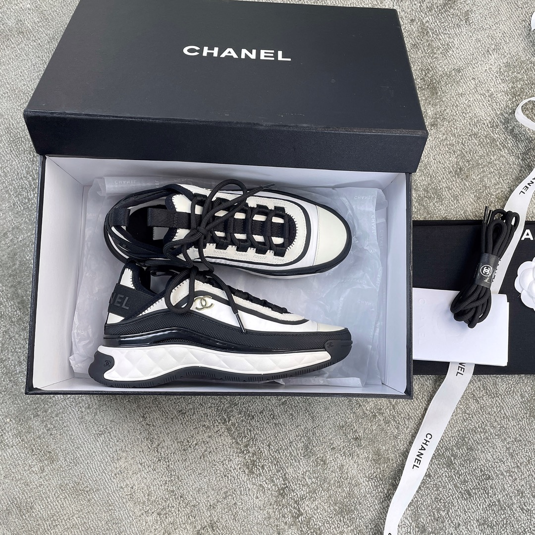 CHANEL sneakers classic small incense sneakers cowhide sheepskin leather genuine leather sole