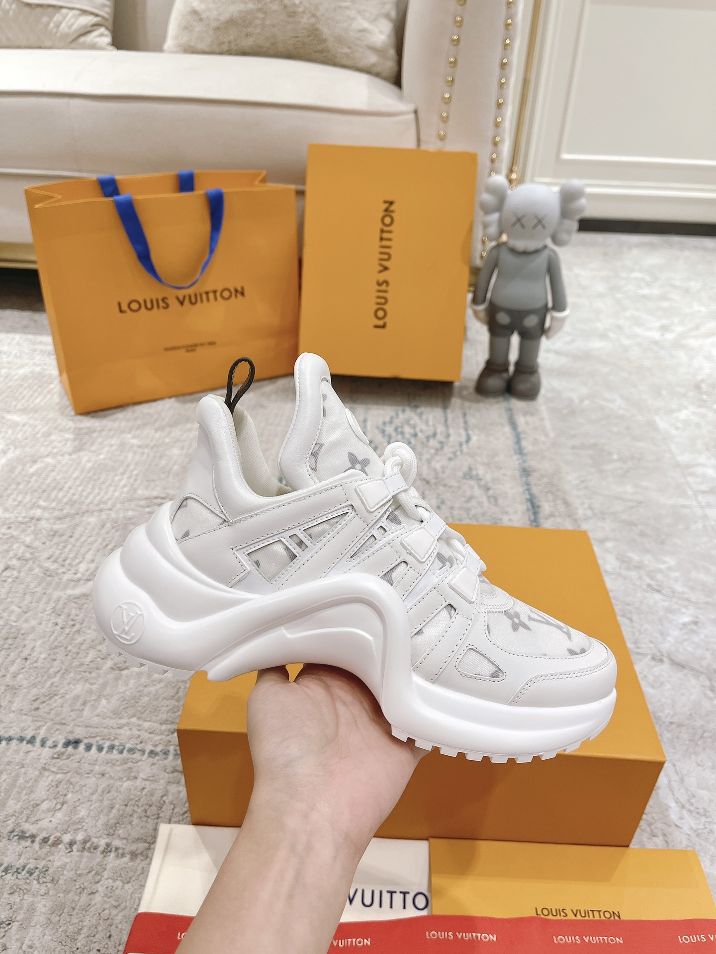 Louis Vuitton Archlight Donkey Brand Louis Vuitton Casual Sports Dad Shoes