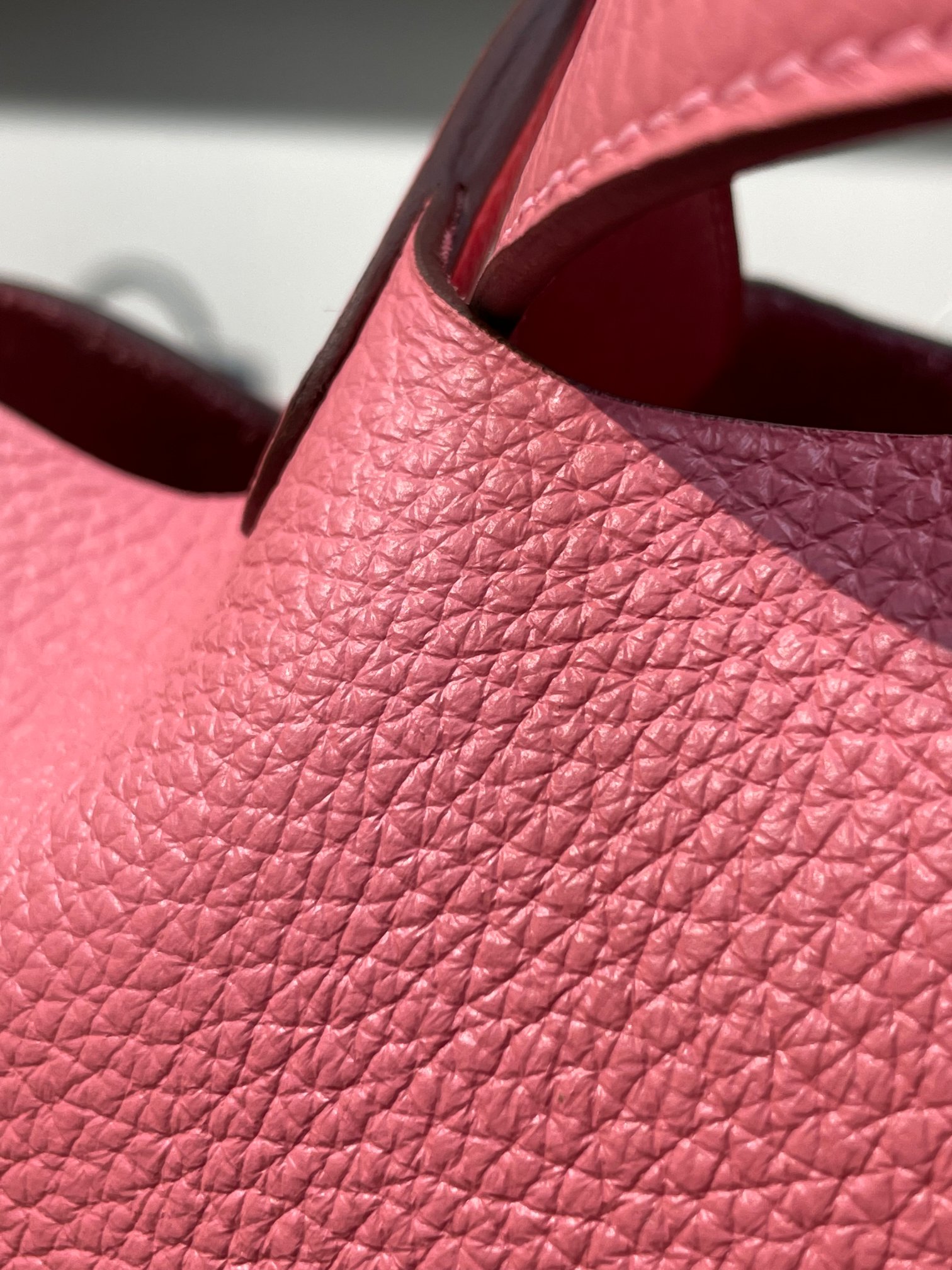 picotin18 summer powder TC leather silver buckle