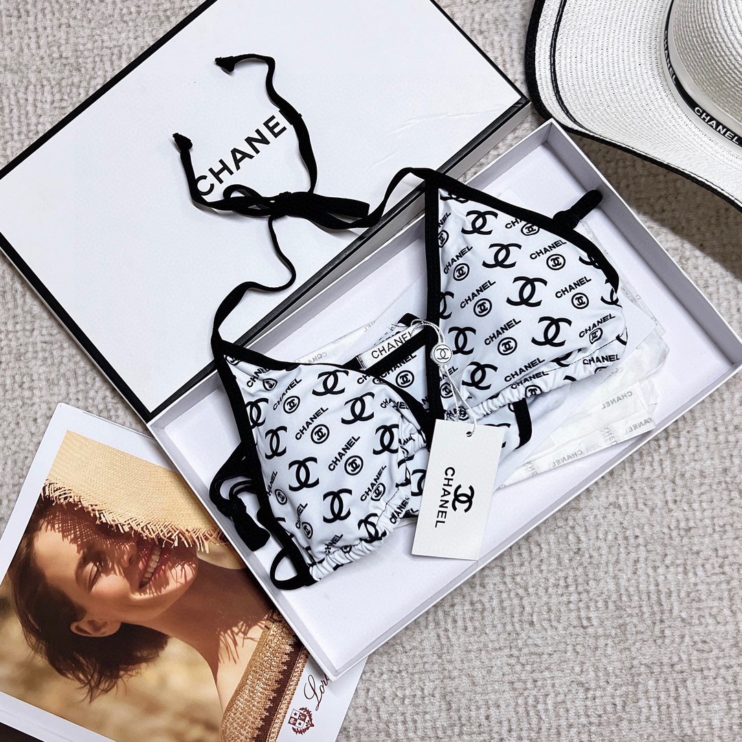 Chanel new printed bikini