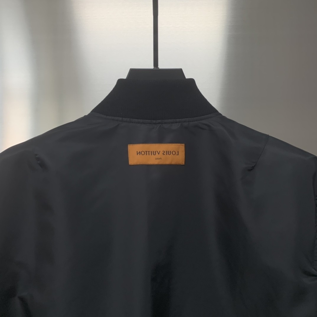 Louis Vuitton graffiti jacquard knit zipped jacket