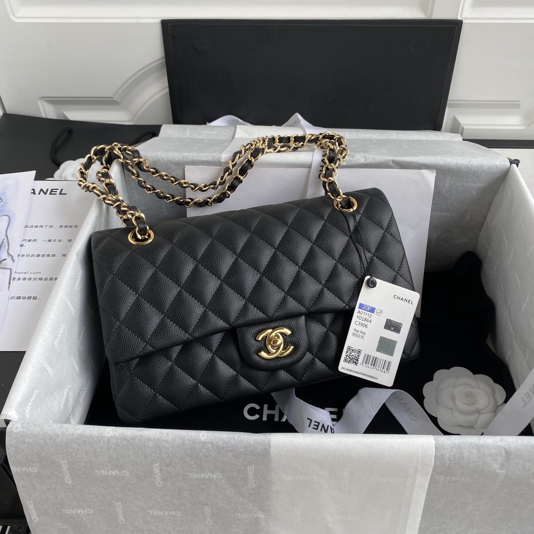 Chanel Classic Flap Bag A01112, Top Quality, Medium Size: 15.5*25.5*6.5cm