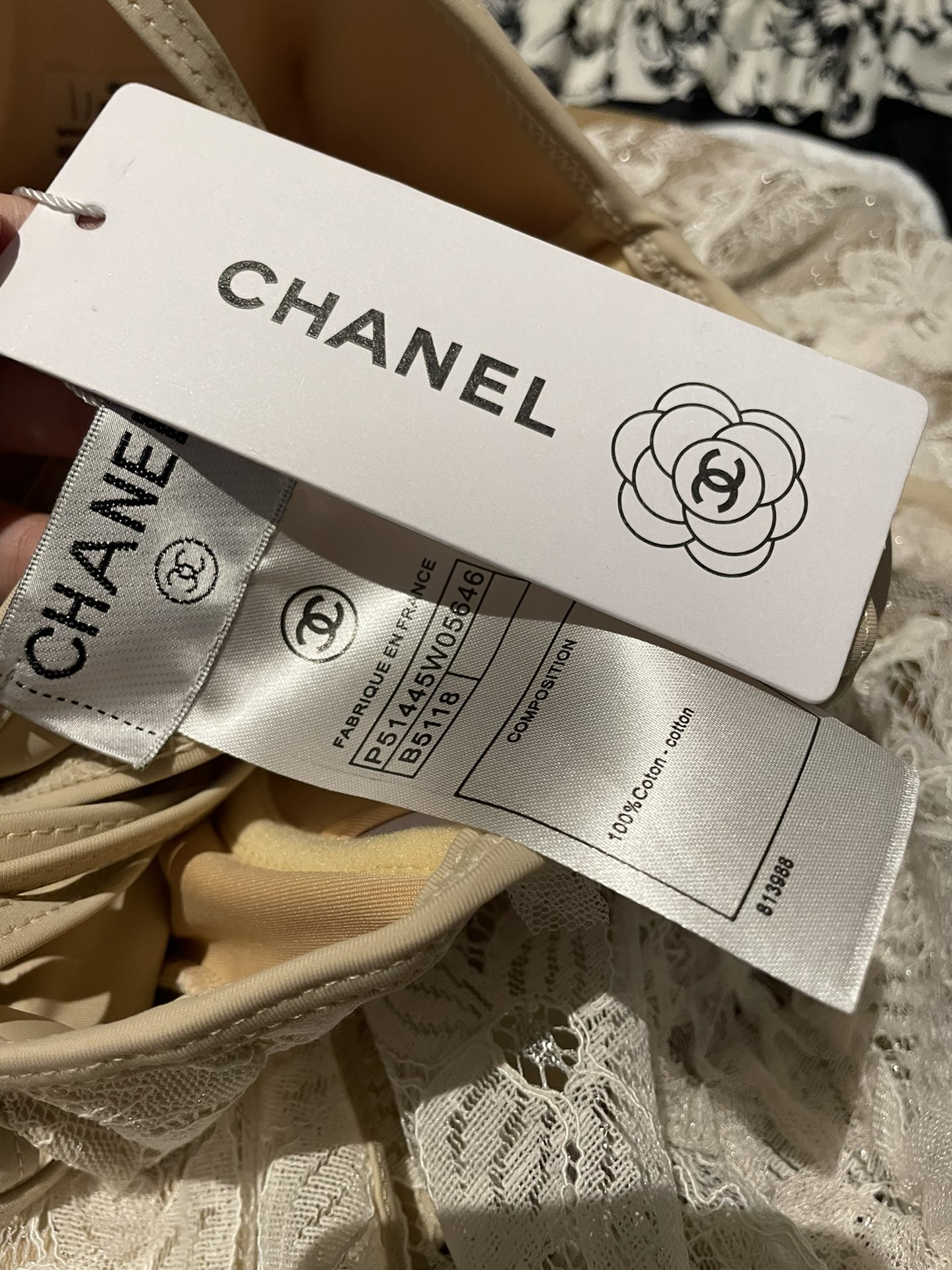 Chanel new sexy fairy lace one-piece boxer skirt
