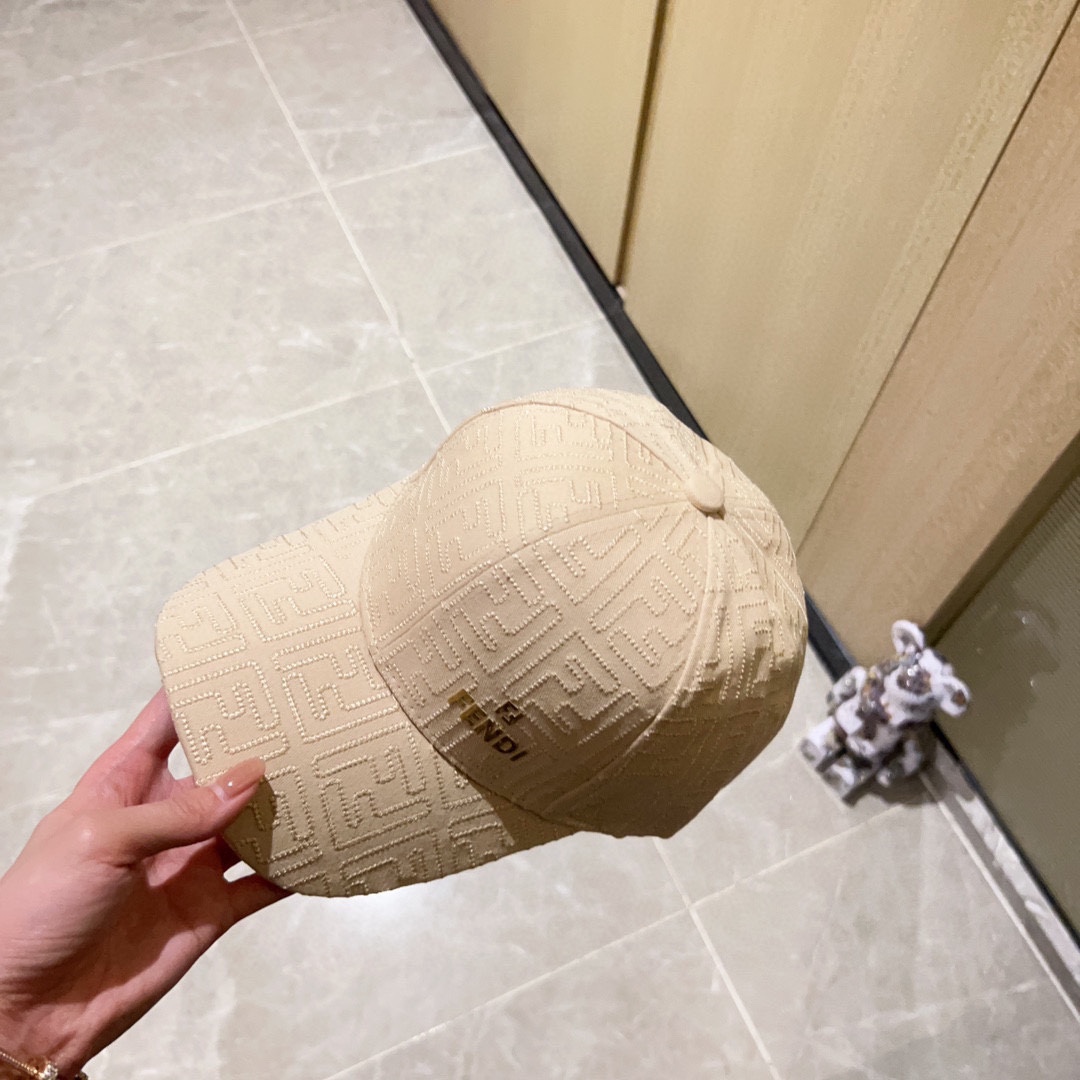 [Fendi] 2023 New Embroidered Simple Baseball Cap