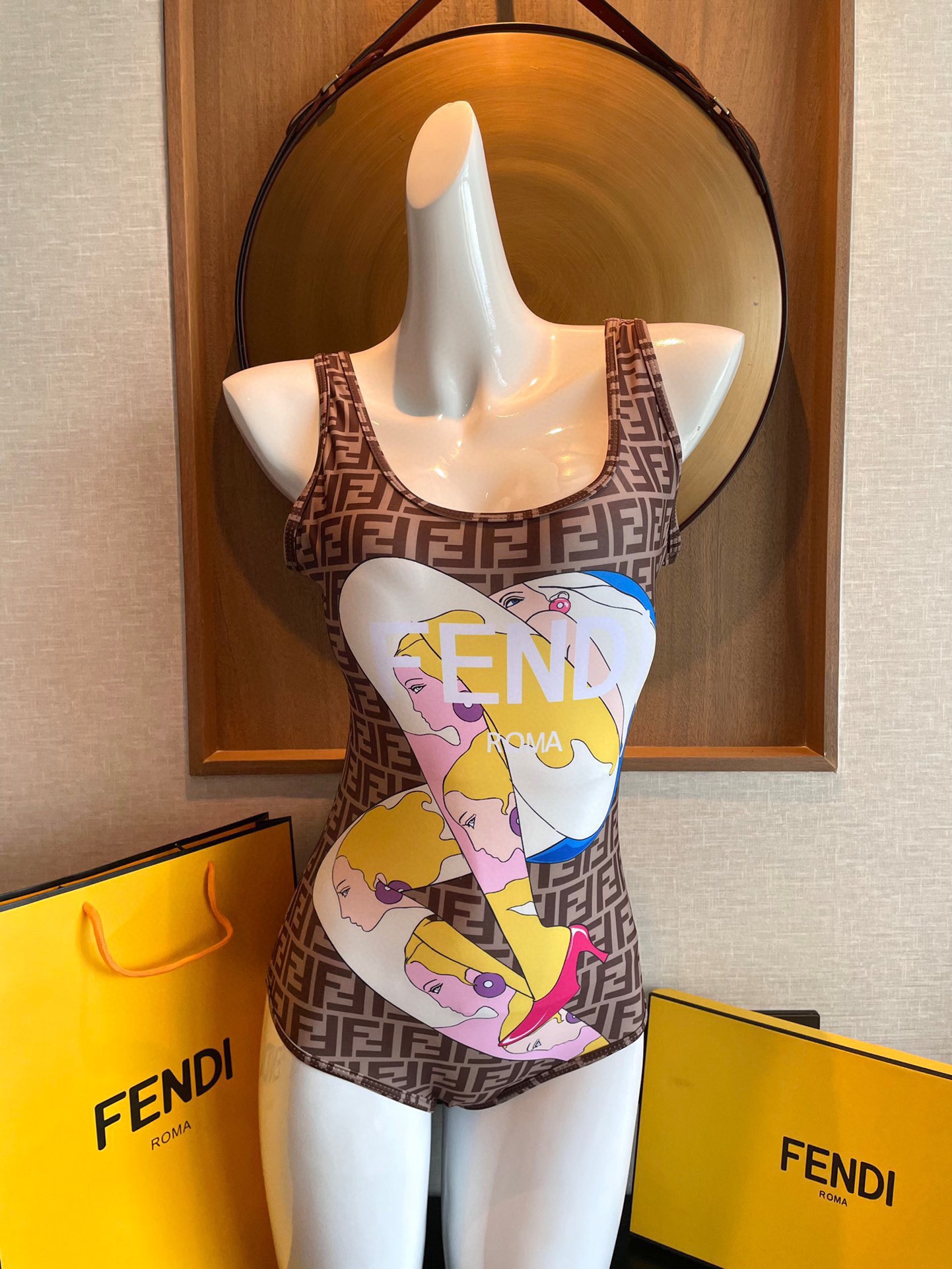 fendi one piece swimsuit