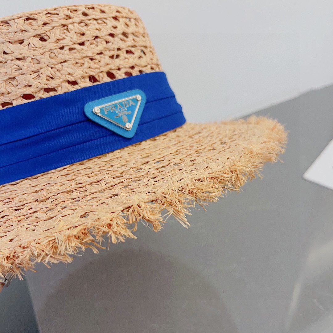 PRADA raffia hat
