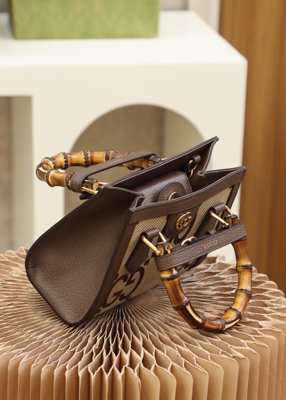 GUCCI 𝐃𝐢𝐚𝐧𝐚 𝐓𝐨𝐭𝐞 Retro King Fried Bamboo Festival #655661