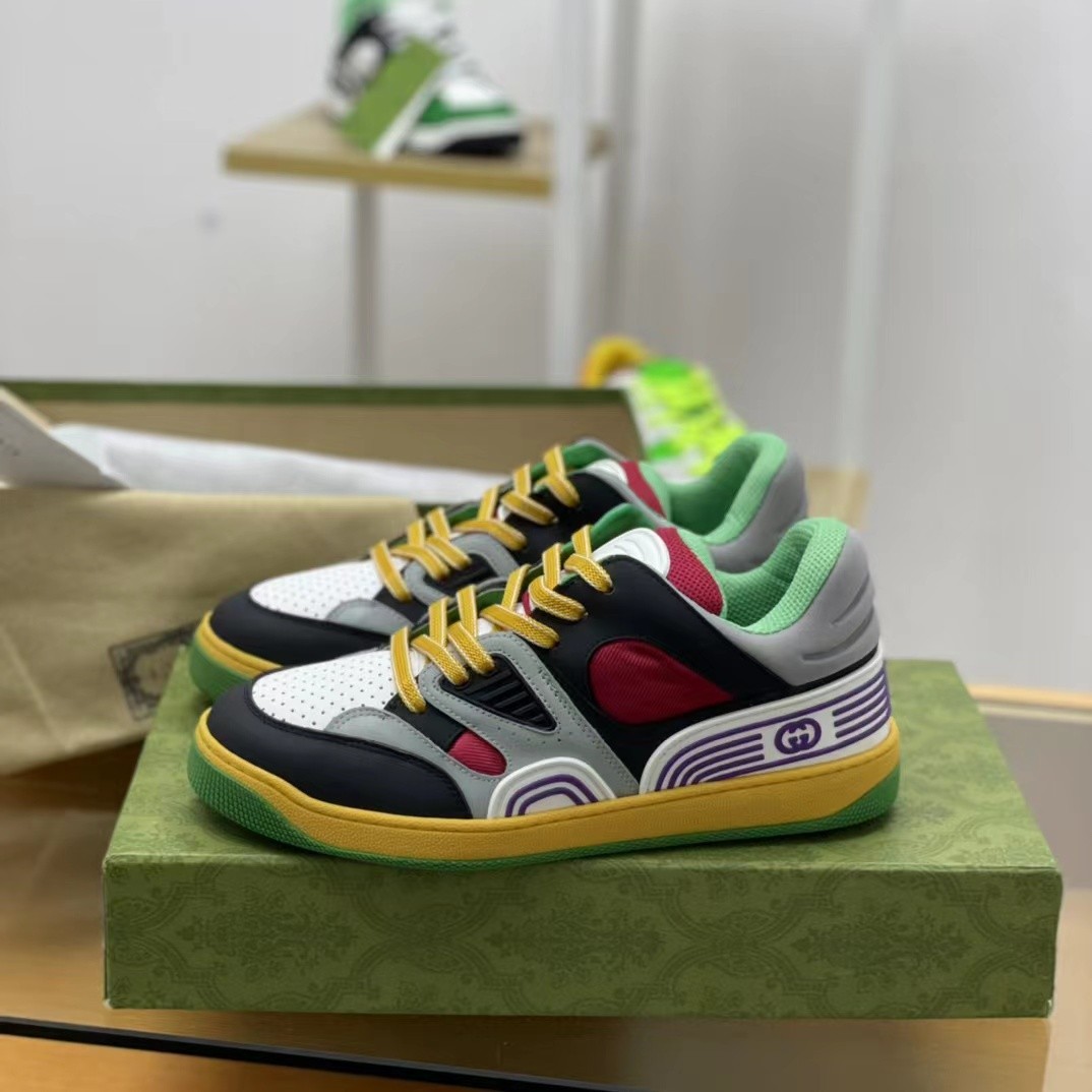 Gucci sneakers Cowhide+Breathable mesh