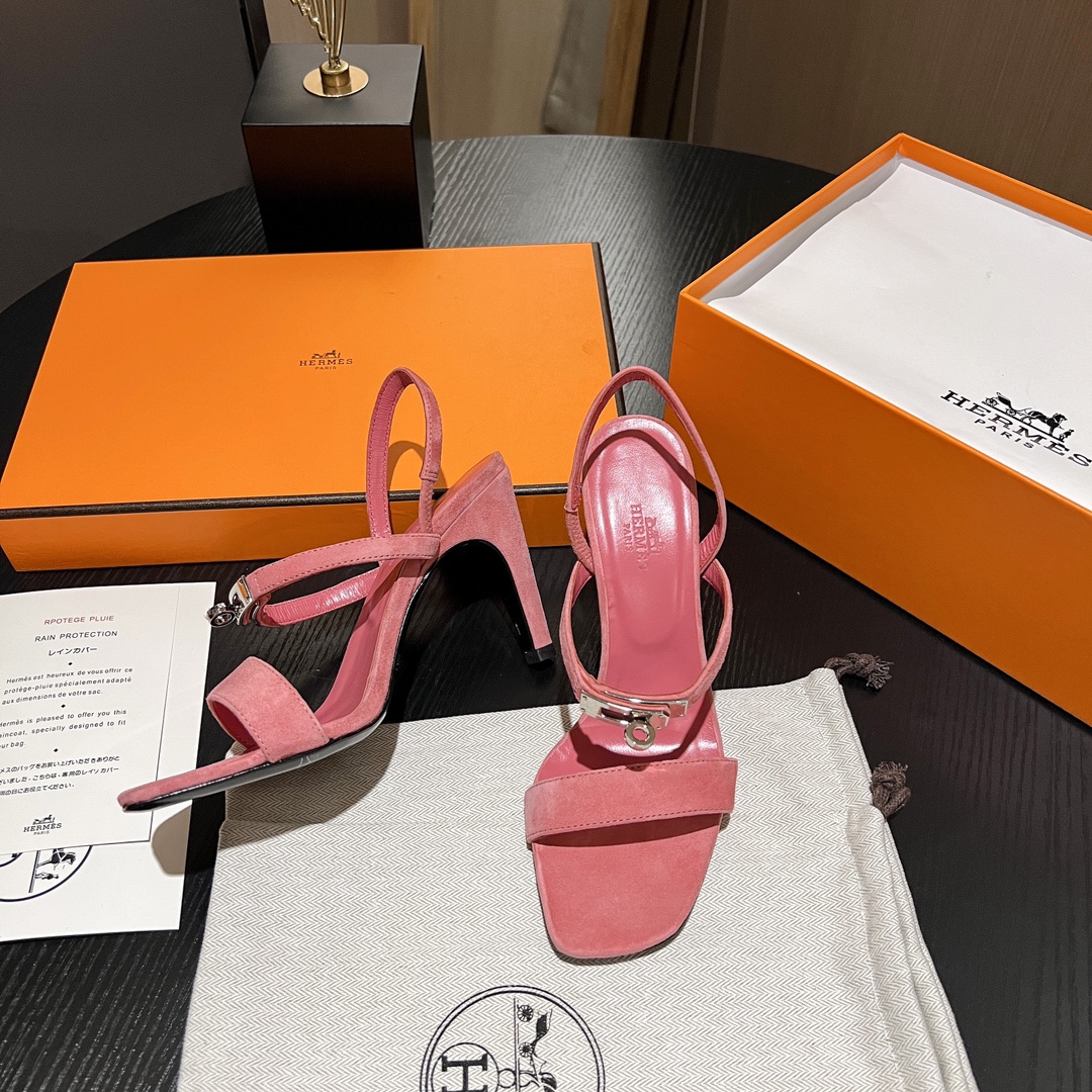 Hermes classic H high-heeled sandals series