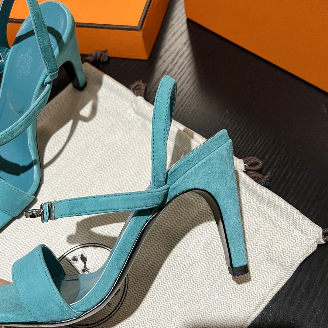 Hermes classic H high-heeled sandals series