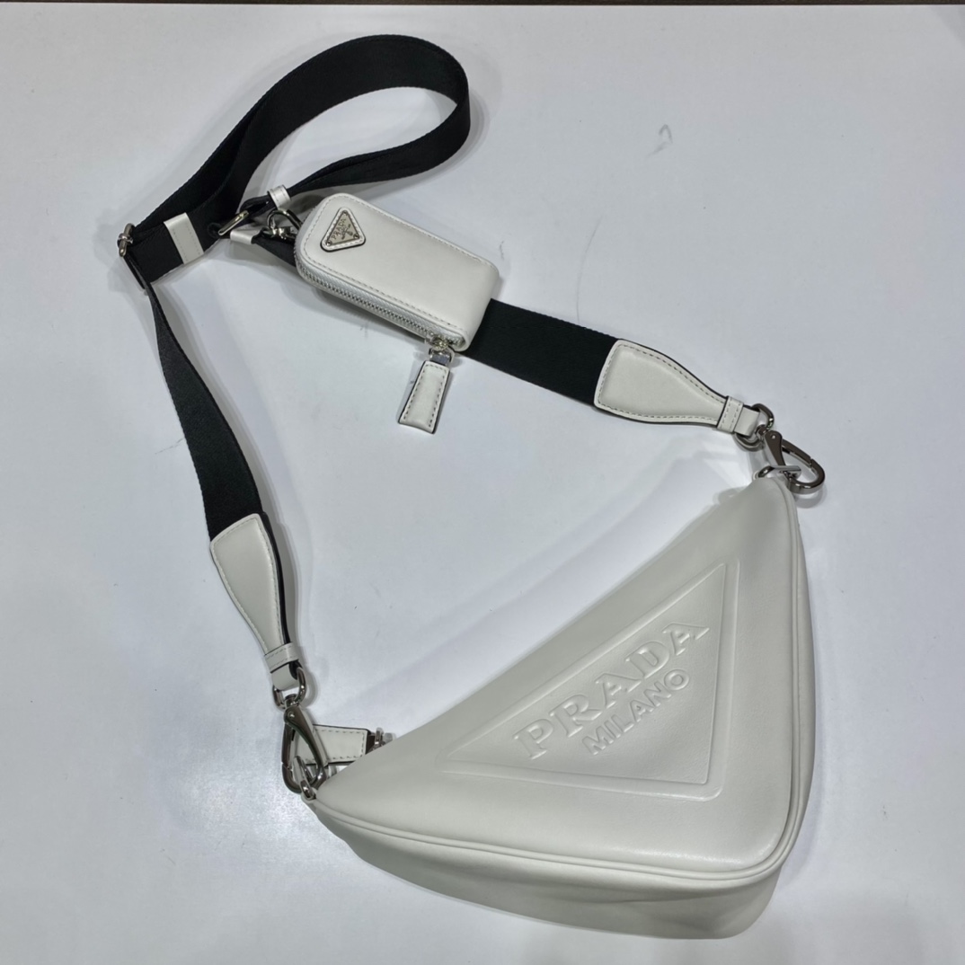 𝐏𝐑𝐀𝐃𝐀 Triangle Crossbody Bag 1BH190