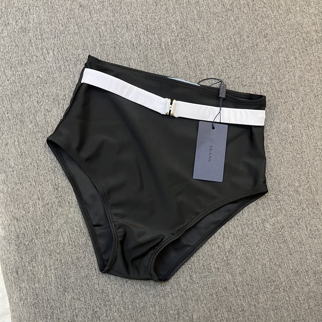 Prada Printed high stretch fitness yoga wear sports suit swimming costume bikini