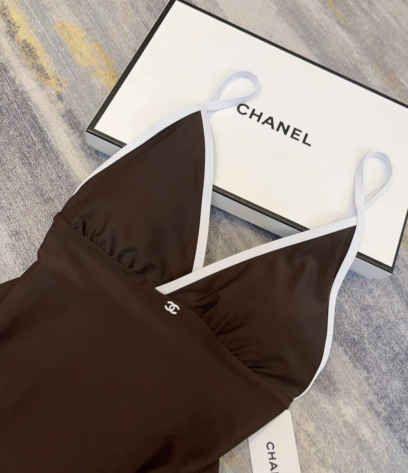 Chanel one piece swimsuit