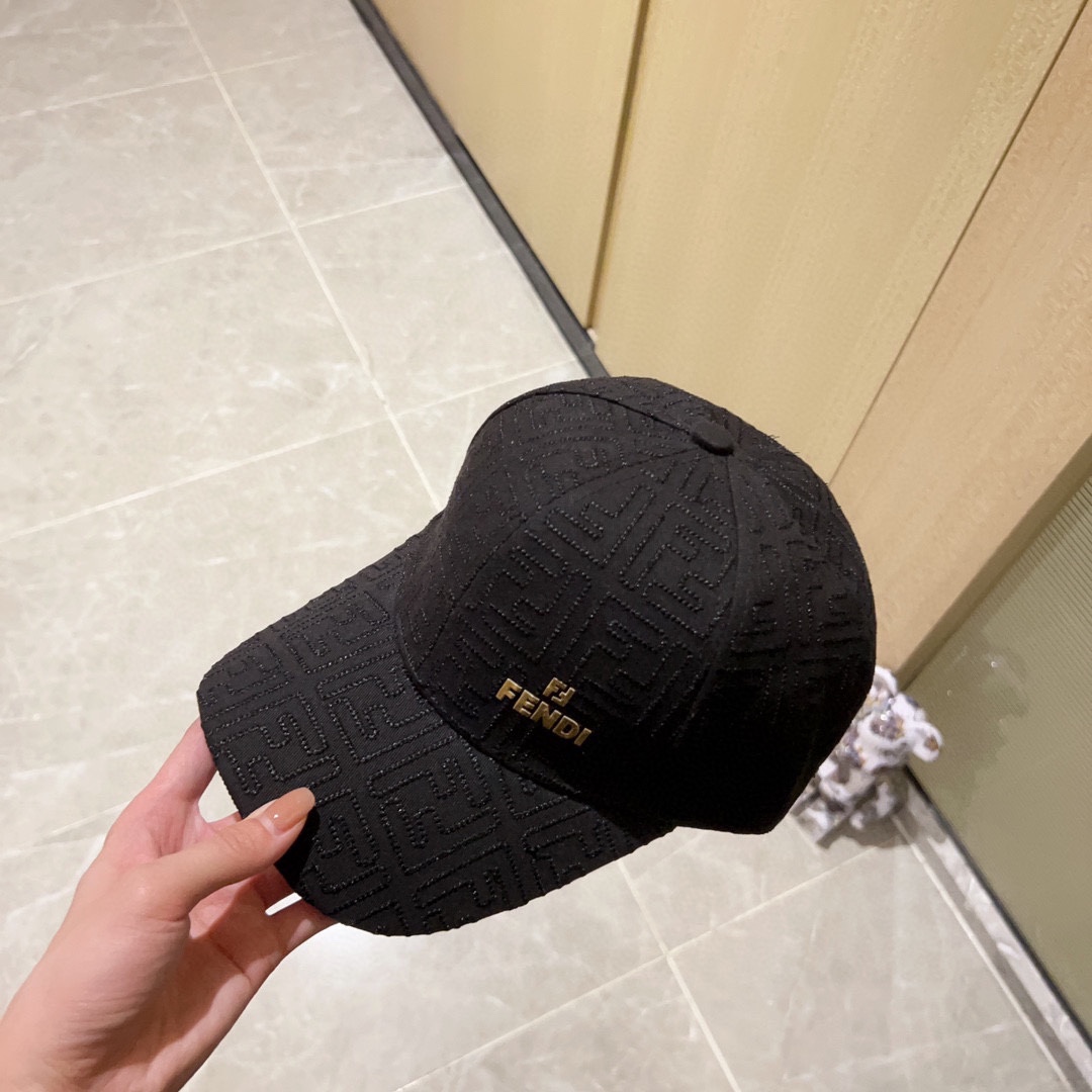 [Fendi] 2023 New Embroidered Simple Baseball Cap