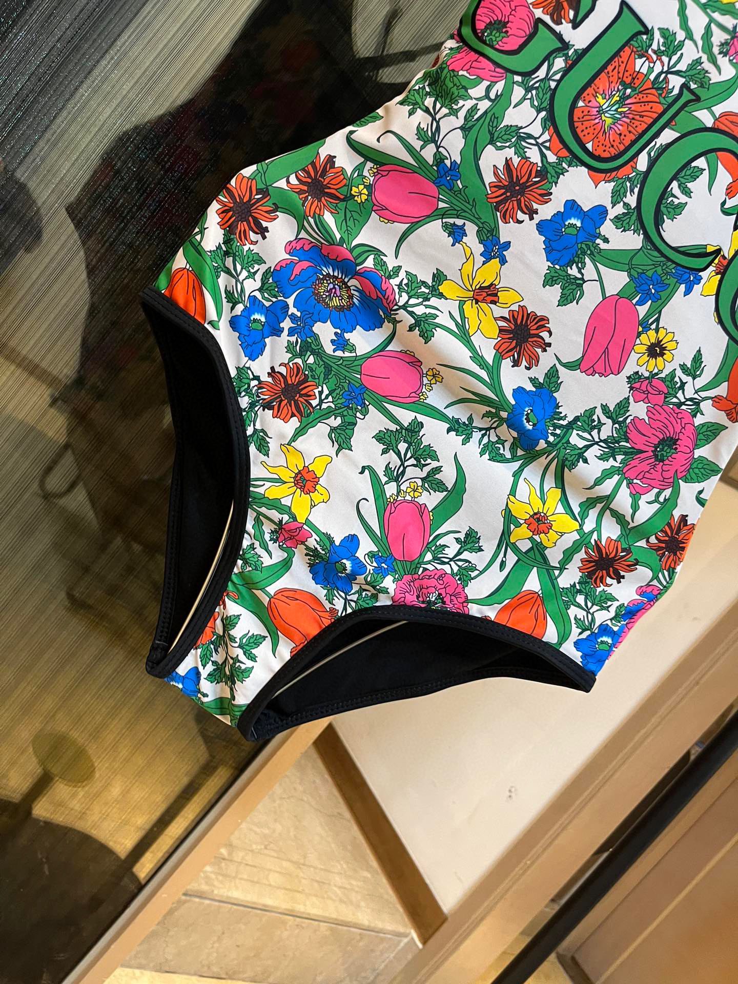 Gucci New Floral One-piece Swimsuit