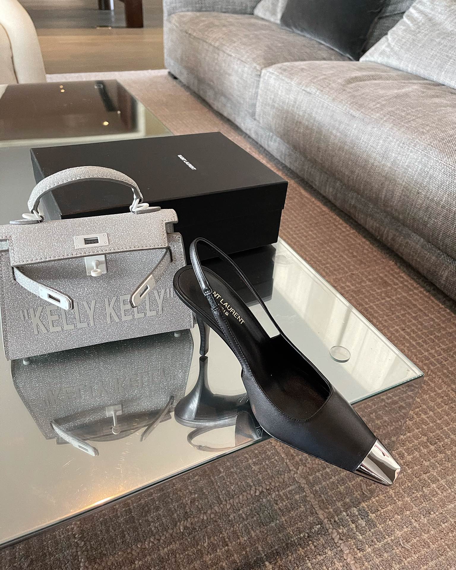 𝙎𝙖𝙞𝙣𝙩 𝙇𝙖𝙪𝙧𝙚𝙣𝙩 | 𝟐𝟎𝟐𝟏/𝐒𝐒 𝐧𝐞𝐰 YSL｜Saint Laurent 𝟐𝟎𝟐𝟏 best-selling model of the year blade black iron toe high heels