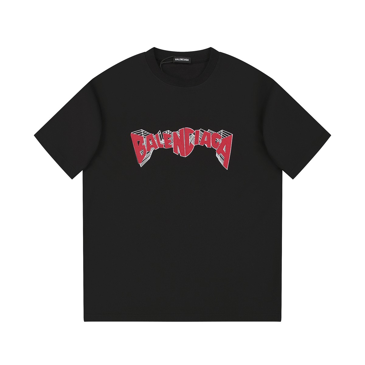 Balenciaga 24s embroidered fabric t-shirt