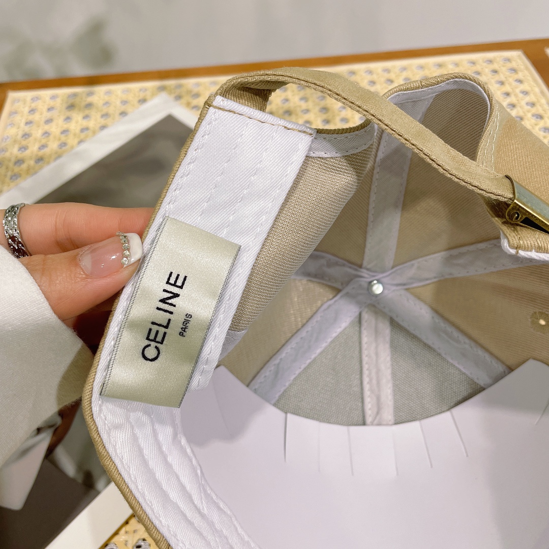 [CELINE] 2023 spring and summer new simple baseball cap