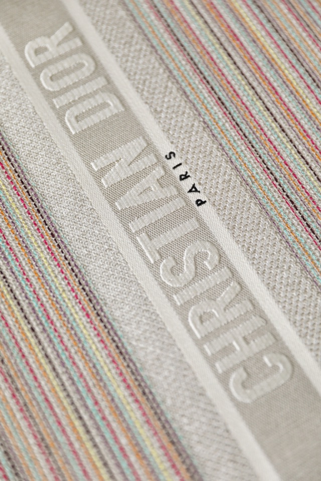 DIOR TOTE Multi-color stripes