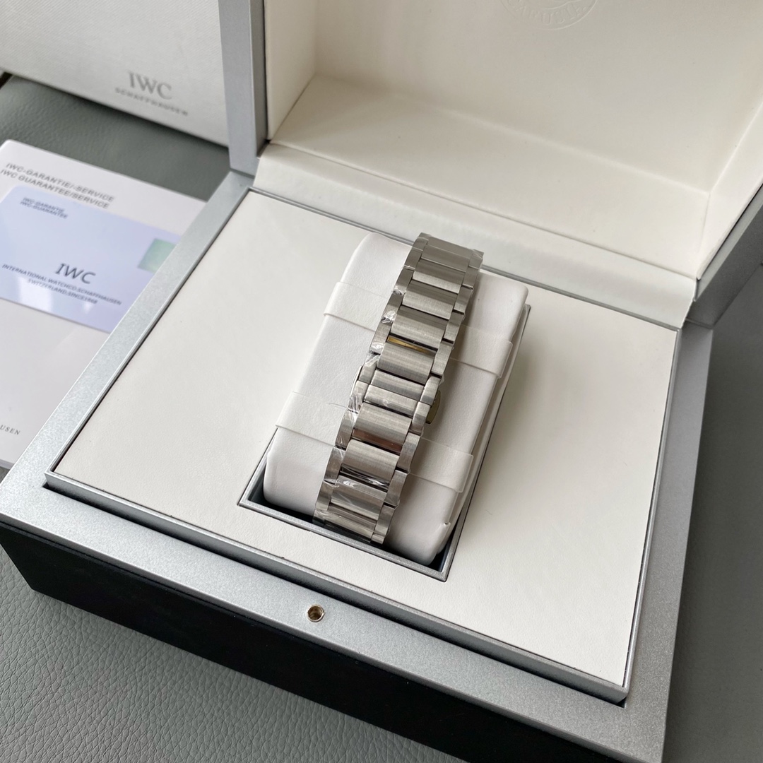 IWC- Simple three-hand skeleton men's boutique watch Automatic Japan Citizen 82S0 skeleton movement