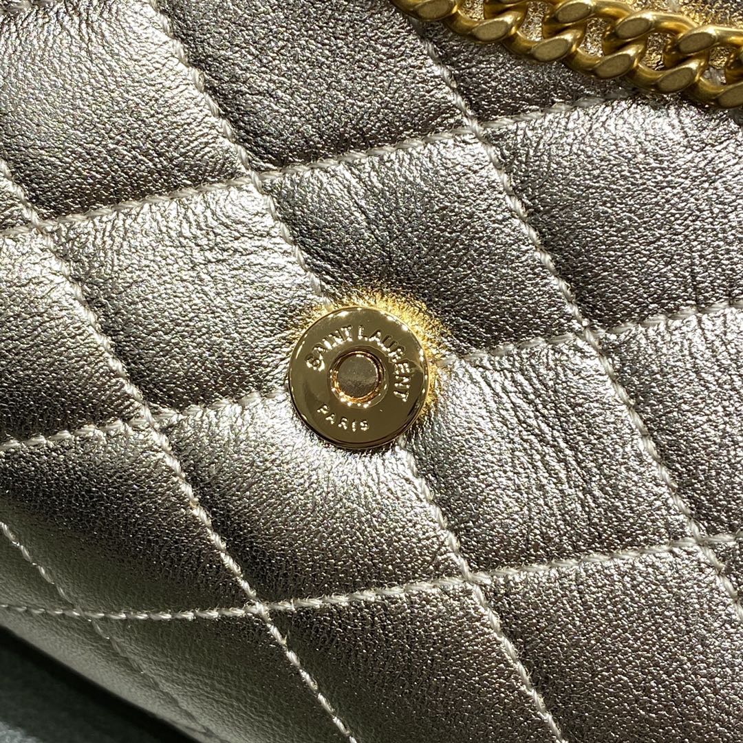 SAINT LAURENT 【𝐌𝐢𝐧𝐢 𝐍𝐨𝐥𝐢𝐭𝐚】672738 original leather.JD