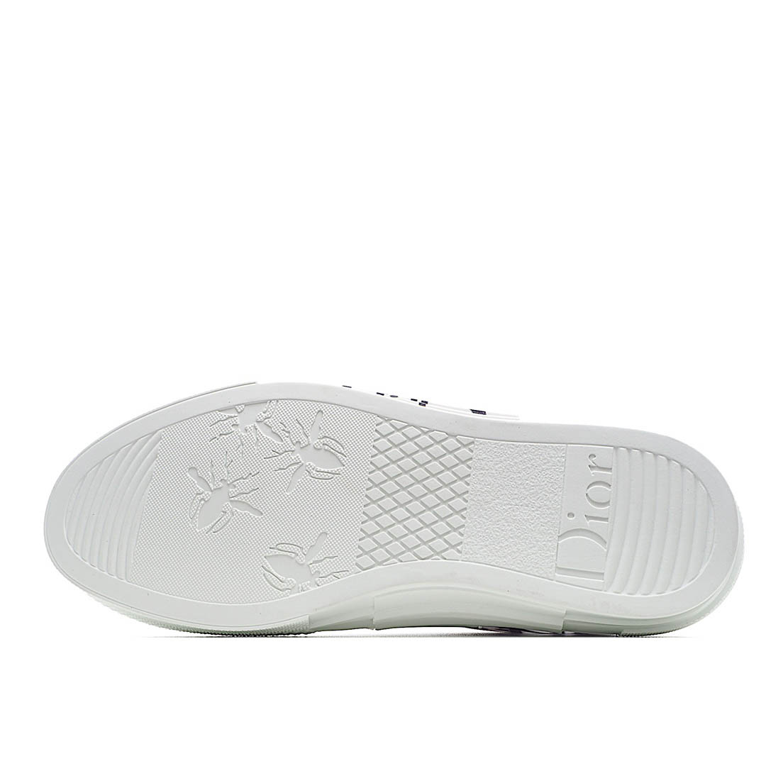 Dior B23 Oblique Slip-on Low Top Sneakers Sheer Print Sneakers