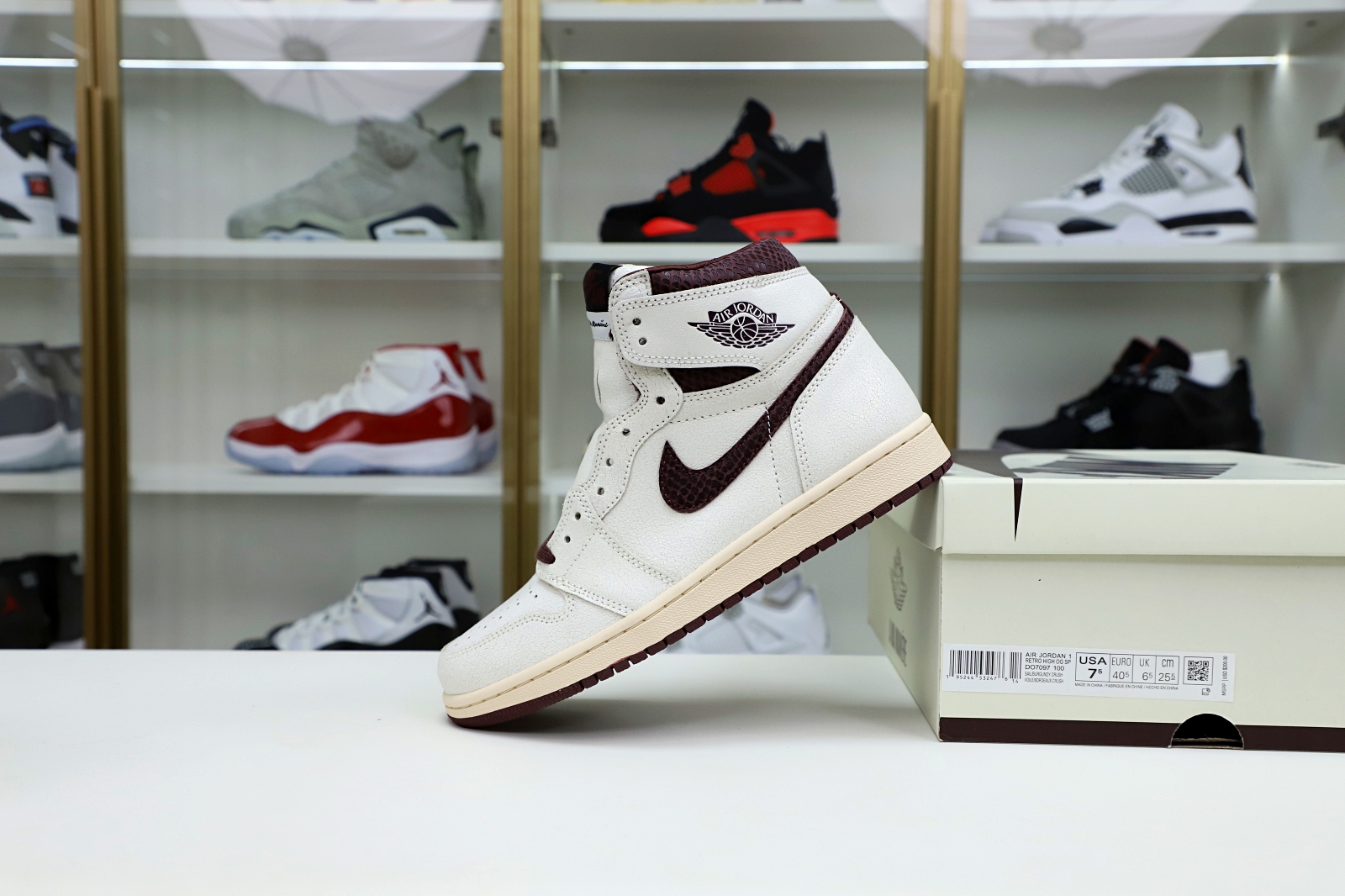 A Ma Maniére x Jordan Air Jordan 1 retro high og sp sail and burgundy