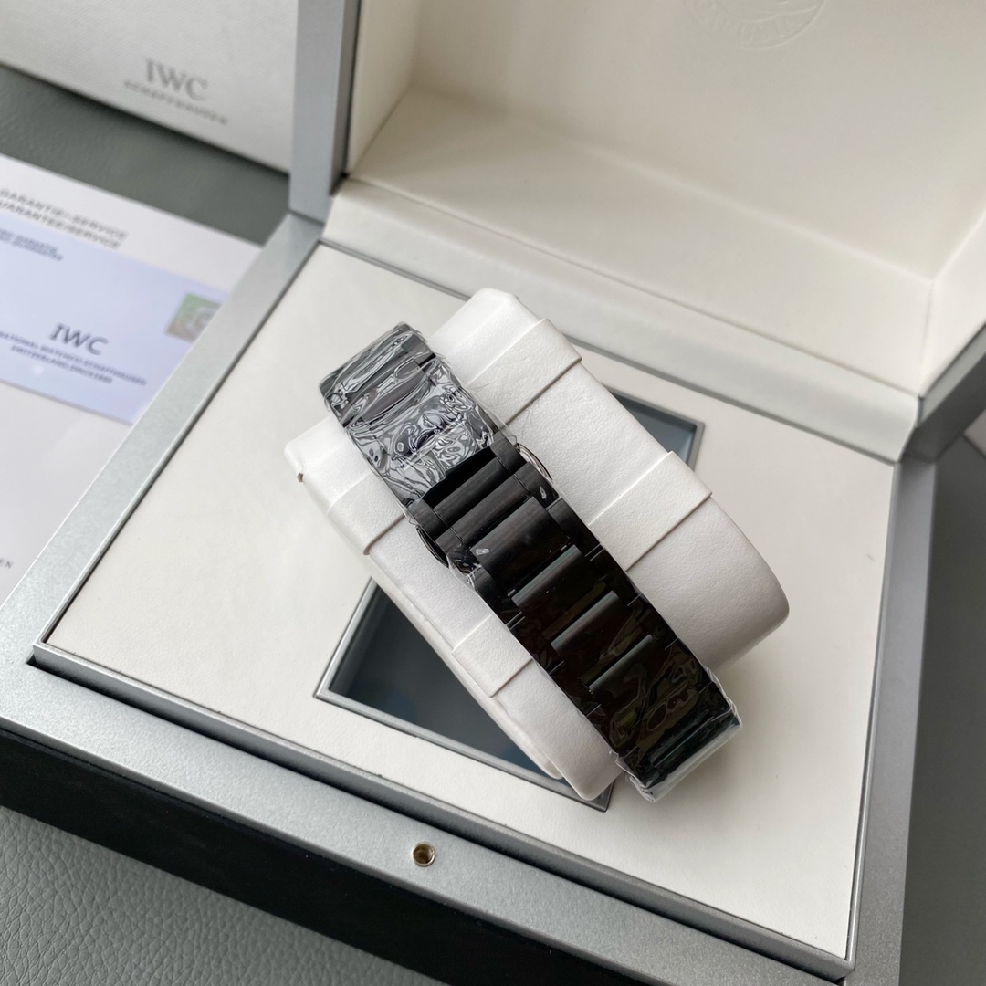 IWC- Simple three-hand skeleton men's boutique watch Automatic Japan Citizen 82S0 skeleton movement