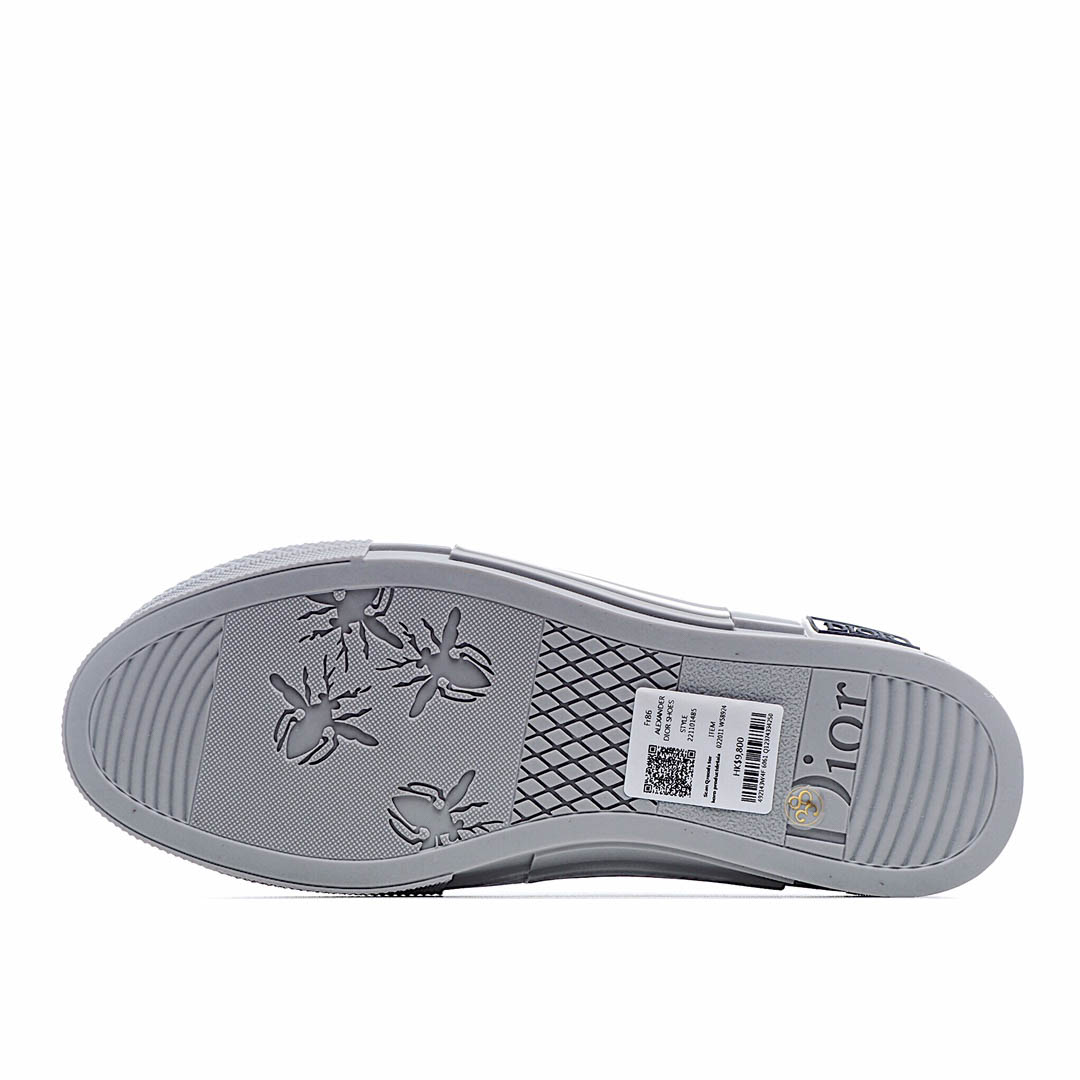 Dior B23 Oblique Slip-on Low Top Sneakers Sheer Print Sneakers