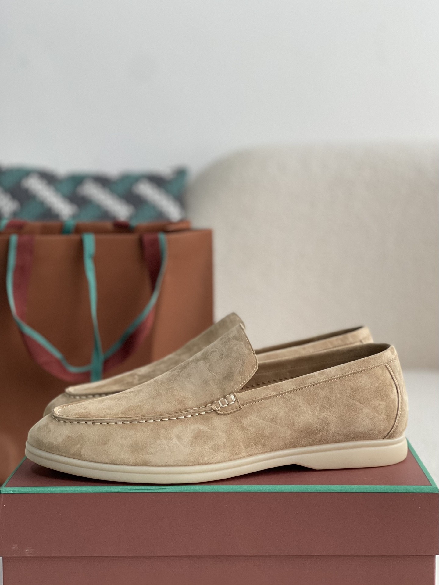 Loro Piana Summer Charms Walk Moccasin Shoes