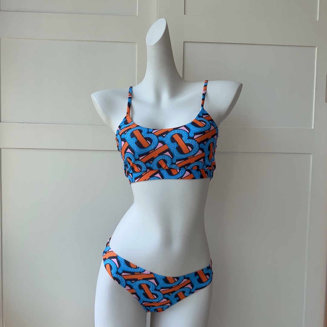 Burberry Exclusive TB Logo Print Swimsuit