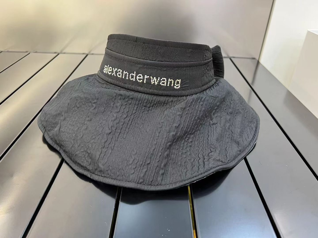 Wang Alexander's new large brim empty top hat