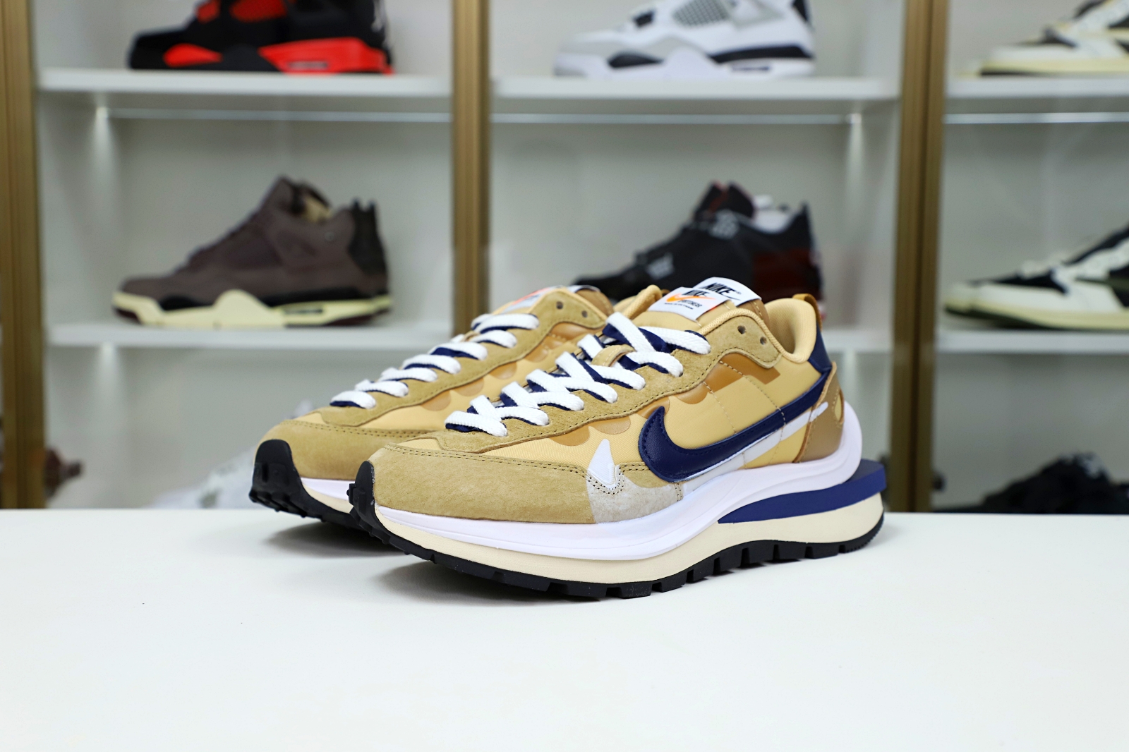 SACAI X VAPORWAFFLE SESAME BLUE VOID DARK IRIS