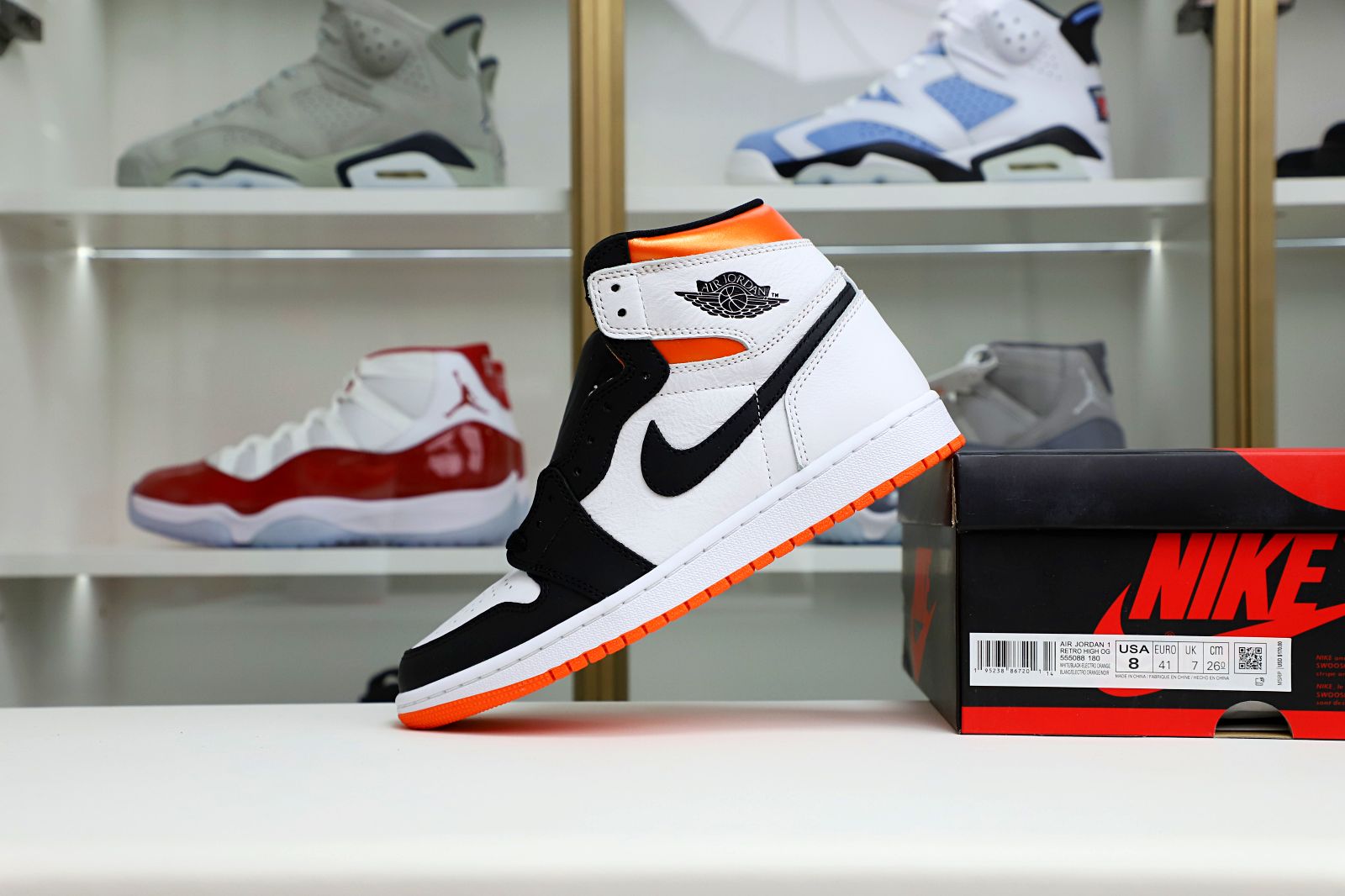 Air Jordan 1 Retro High OG Electro Orange