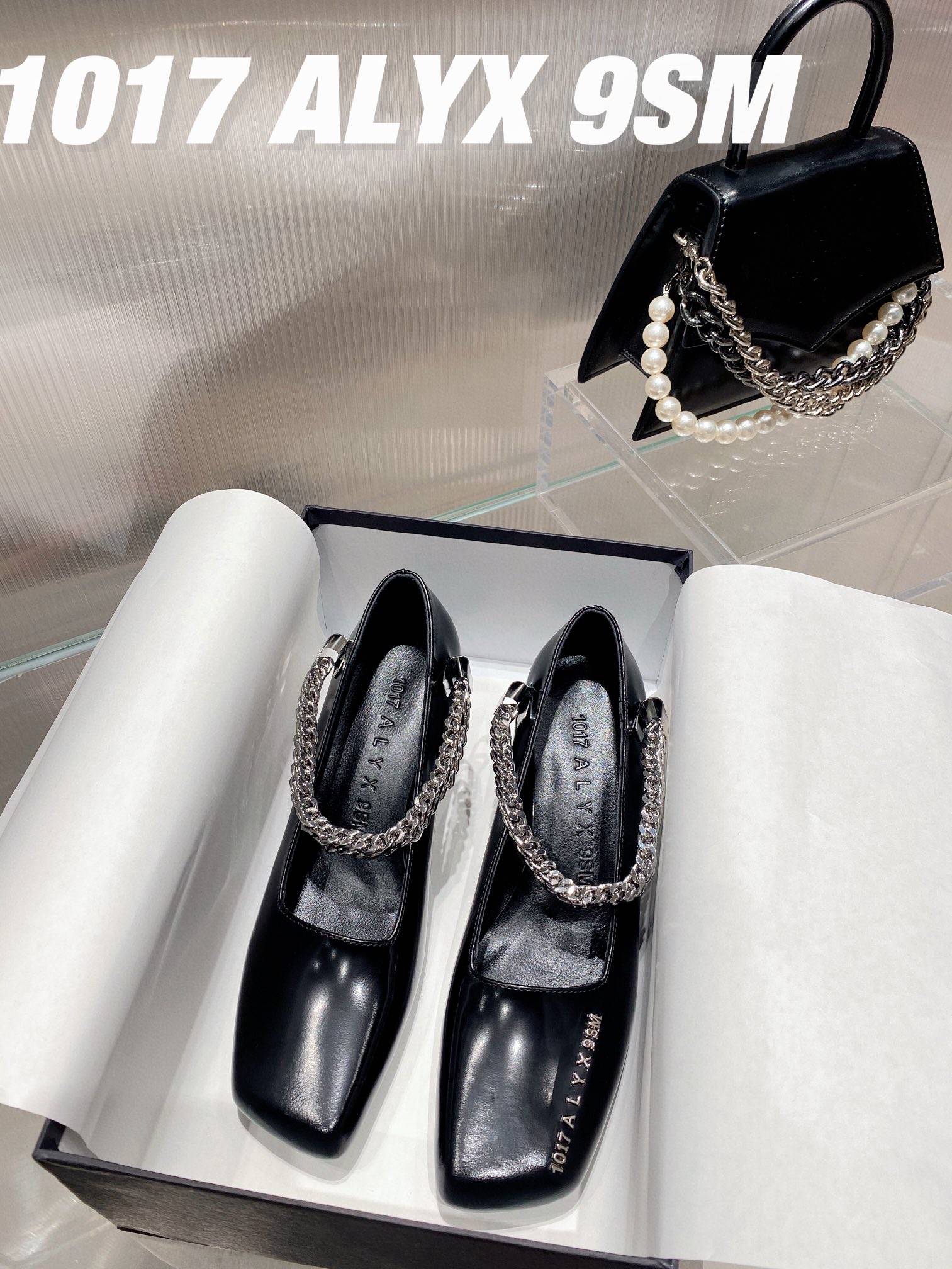 1017 ALYX 9SM chain high heels
