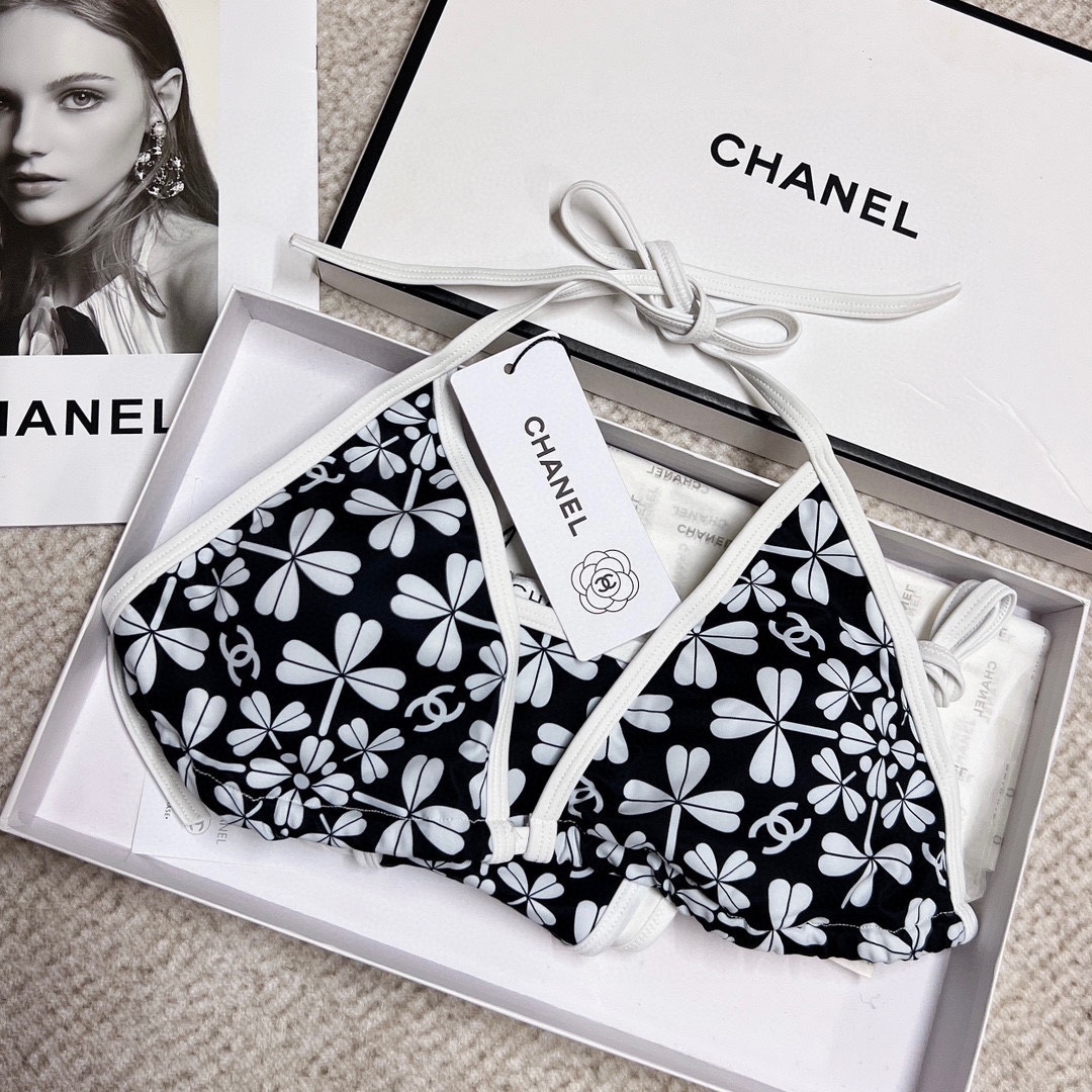 Chanel new printed bikini