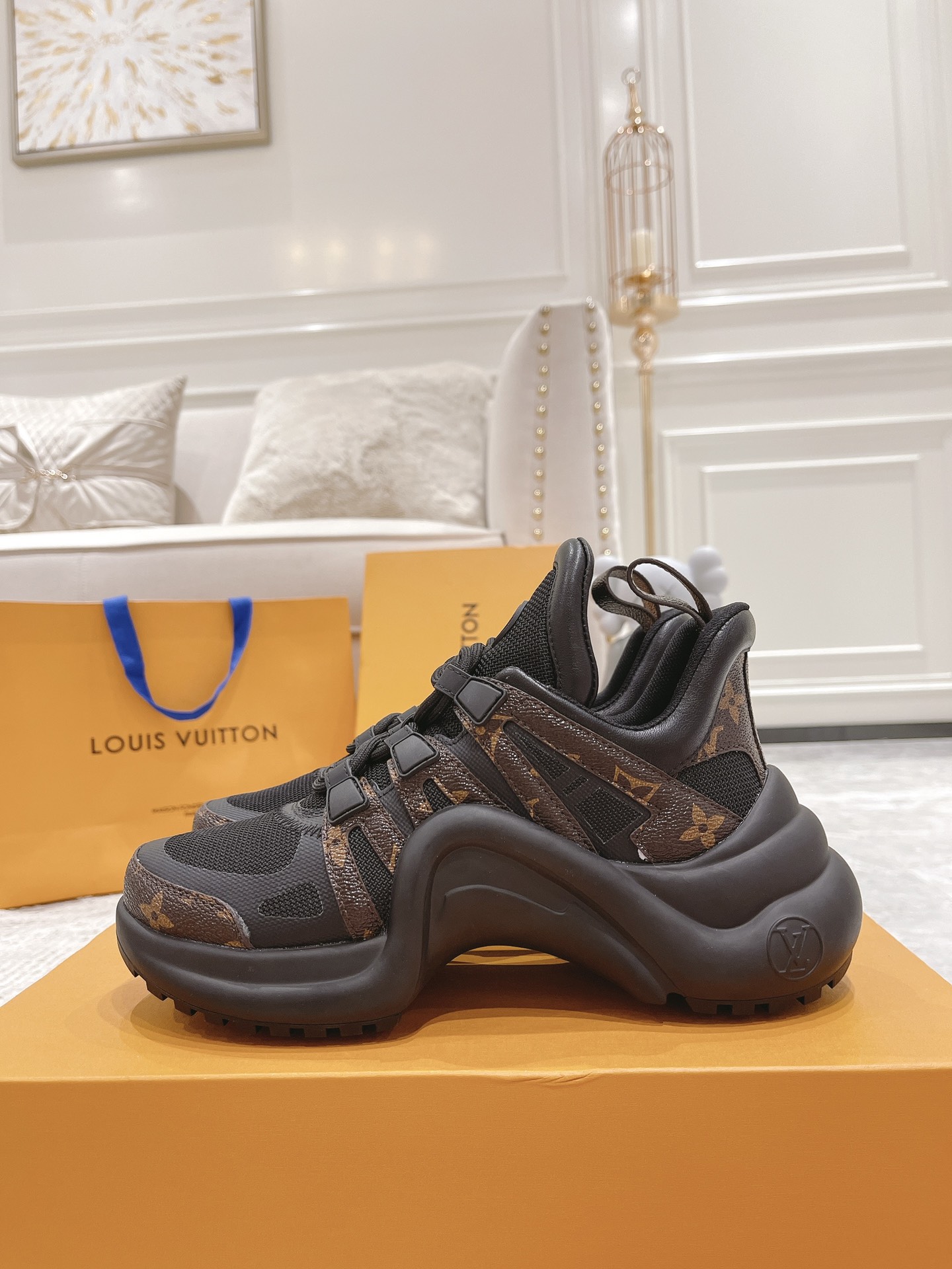 Louis Vuitton Archlight Donkey Brand Louis Vuitton Casual Sports Dad Shoes