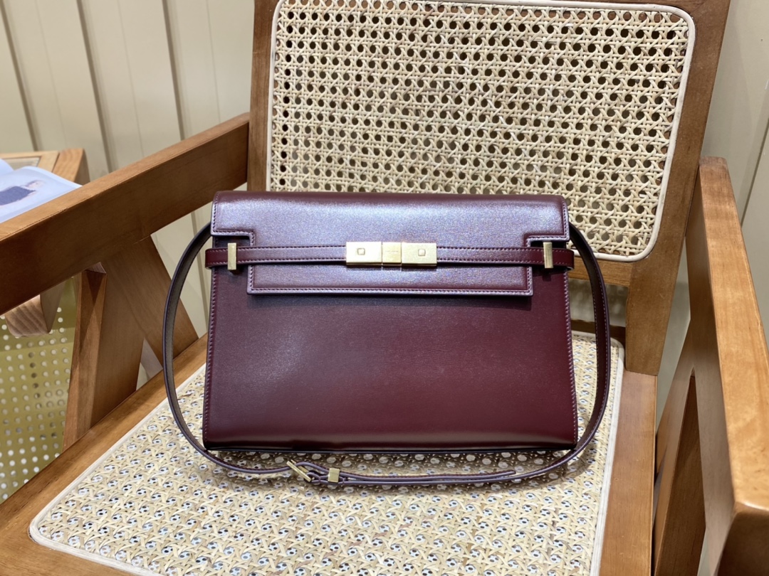 SAINT LAURENT 𝑴𝒂𝒏𝒉𝒂𝒕𝒕𝒂𝒏 〈Original leather version〉#579271