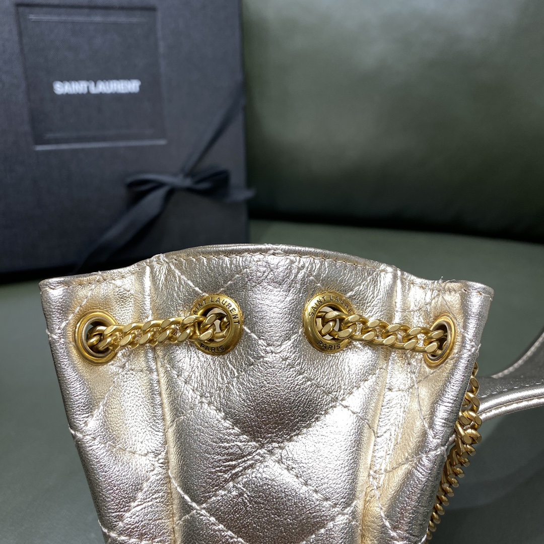 SAINT LAURENT 【𝐌𝐢𝐧𝐢 𝐍𝐨𝐥𝐢𝐭𝐚】672738 original leather.JD